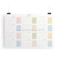 Custom Extra Large One-Page Wall Calendar